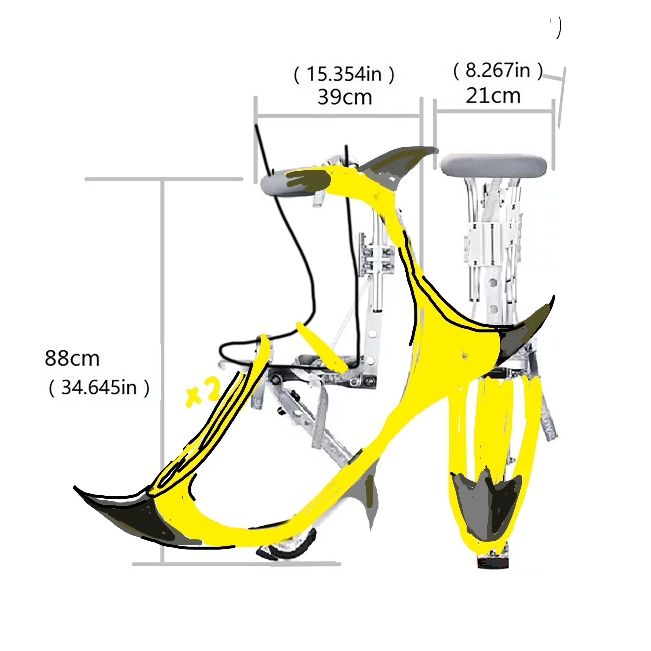 Biomechanical Shoe Construction Diagram